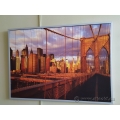 Brooklyn Bridge and New York Skyline Print